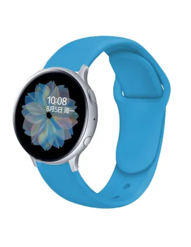 Bracelete Smoothsilicone  Para Huawei Watch 4 Pro Space Edition - Azul Céu