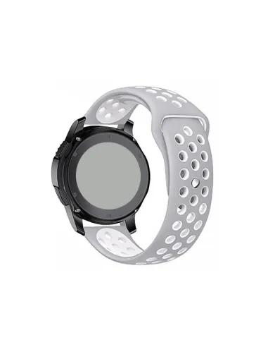 Bracelete Sportystyle  Para Huawei Watch 4 Pro Space Edition - Cinza / Branco