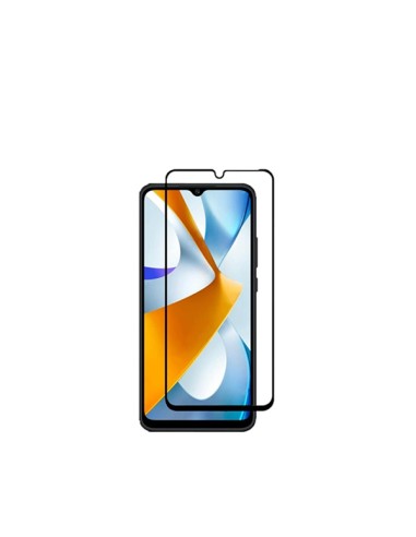 Vidro Temperado 5D Full Cover Phonecare para Xiaomi Poco M6 5G - Transparente/Preto