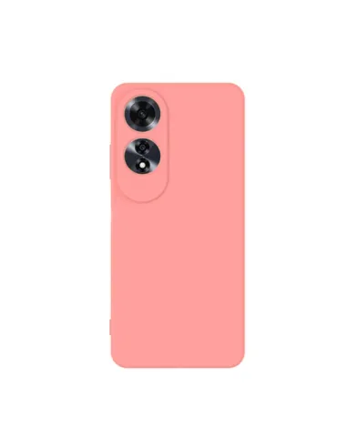 Capa Silicone Líquido  Para Oppo A60 - Rosa