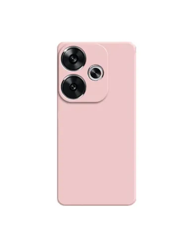 Capa Silicone Líquido  Para Xiaomi Poco F6 - Rosa