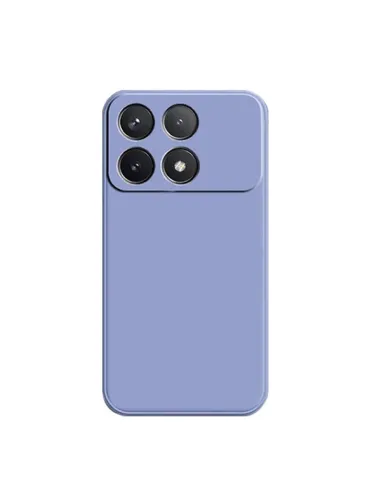 Capa Silicone Líquido  Para Xiaomi Poco F6 Pro - Roxo