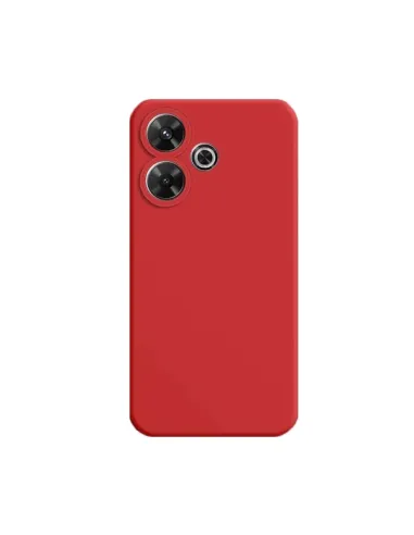 Capa Silicone Líquido  Para Xiaomi Redmi 13 - Vermelho