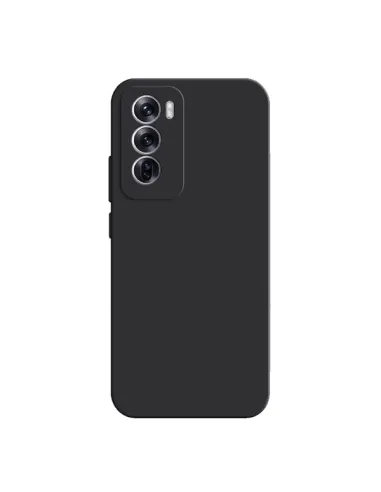 Capa Silicone Líquido  Para Oppo Reno12 - Preto