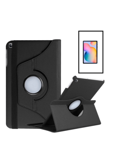 Kit Capa 360 Rotation Anti-Impact  + Película de Vidro Temperado Phonecare para Samsung Tab S6 Lite (2024) - Preto