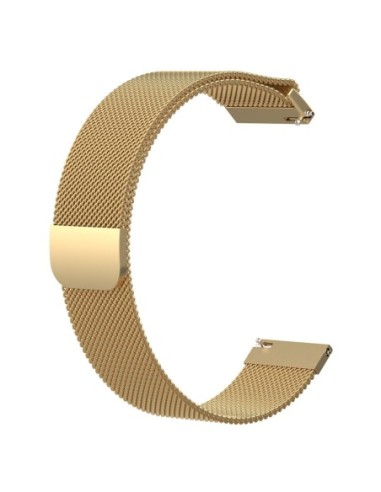 Bracelete Milanese Loop Fecho Magnético Phonecare para Honor Watch GS 4 - Ouro