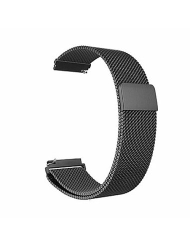 Bracelete Milanese Loop Fecho Magnético Phonecare para Honor Watch GS 4 - Preto