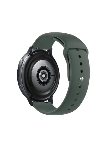 Bracelete Smoothsilicone  Para Samsung Galaxy Watch FE - Verde Escuro