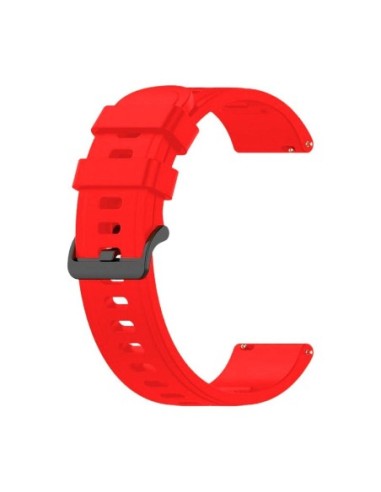 Bracelete SmoothSilicone Com Fivela Phonecare para Honor Watch GS 4 - Vermelho