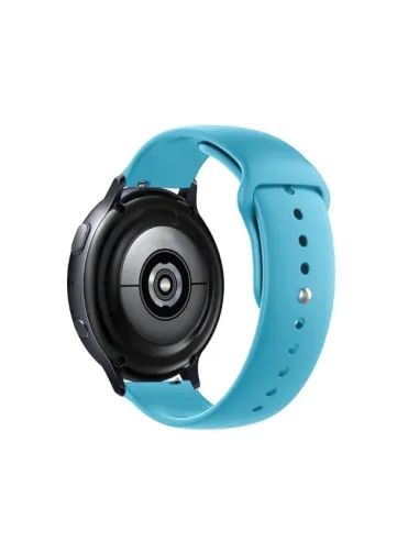 Bracelete Smoothsilicone  Para Samsung Galaxy Watch FE - Azul Céu