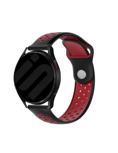 Bracelete Sportystyle  Para Samsung Galaxy Watch FE - Preto / Vermelho