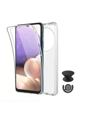 Kit Capa 3x1 360° Impact Protection + 1 GripHolder + 1 Suporte GripHolder Preto para Xiaomi Redmi A3 - Transparente/Preto