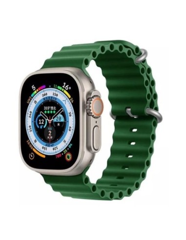 Bracelete Silicone Ocean Waves Phonecare para Apple Watch Series 3 - 42mm - Verde