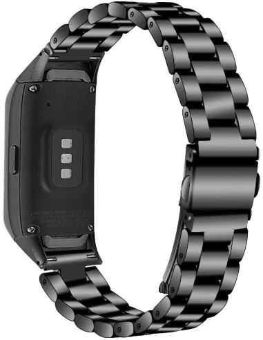 Bracelete Aço Stainless Lux para Samsung Galaxy Fit e (R375) - Preto