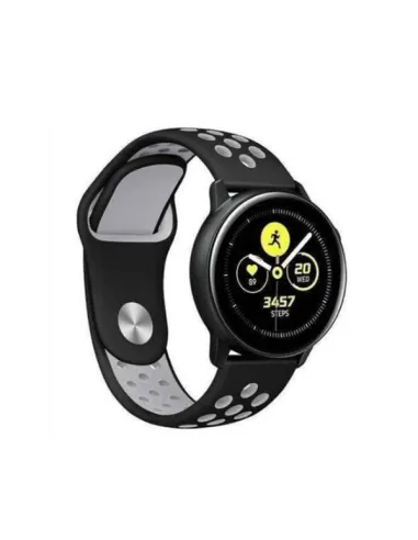 Bracelete Sportystyle  Para Amazfit GTR Mini 43mm - Preto / Cinza