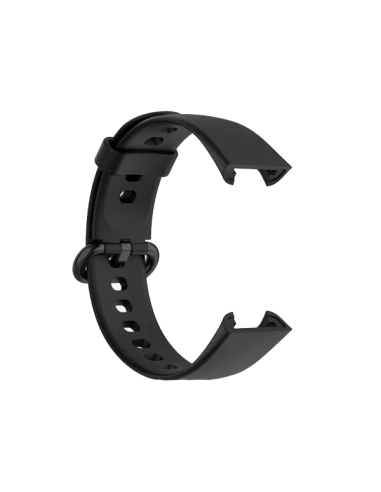 Bracelete SmoothSilicone Com Fivela para Xiaomi Redmi Watch 3 - Preto