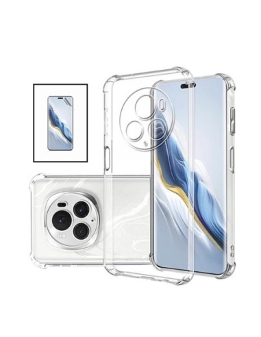 Kit Capa SuperProtect Anti-Shock + Pelicula Hydrogel Frente Phonecare para Honor Magic6 Pro - Transparente