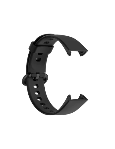 Bracelete SmoothSilicone Com Fivela para Xiaomi Redmi Watch 3 Lite - Preto