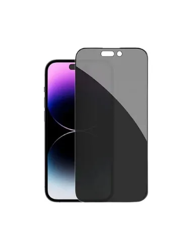 Película de Vidro Anti-Spy  Para Apple iPhone 16 - Transparente/Preto