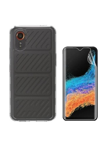 Kit Capa Superprotect Anti-Shock + Pelicula Hydrogel Frente Compativel Com Samsung Galaxy Xcover7 5G -