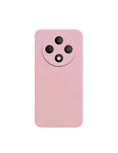 Capa Silicone Líquido  Para Oppo Reno12 FS 4G - Rosa