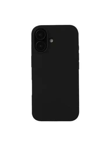 Capa Silicone Líquido  Para Apple iPhone 16 - Preto