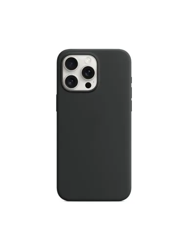 Capa Silicone Líquido  Para Apple iPhone 16 Pro - Preto