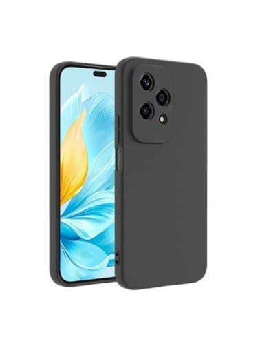 Capa Silicone Líquido Phonecare Compativel Com Honor 200 Lite - Preto