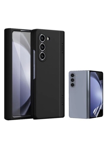 Kit Película Hydrogel Frente + Capa Silicone Líquido Phonecare Compativel Com Samsung Galaxy Z Fold6 - Preto