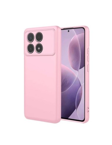 Capa Silicone Líquido Phonecare Compativel Com Xiaomi Poco F6 Pro - Rosa