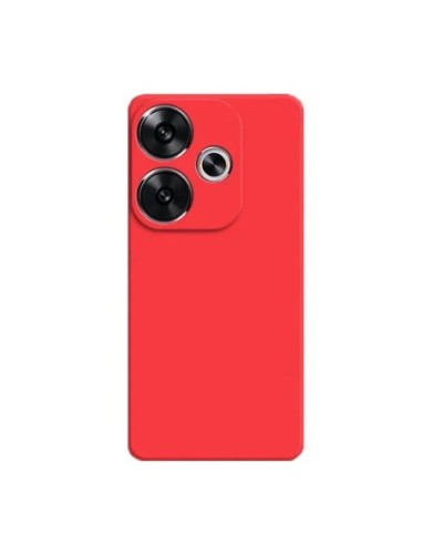 Capa Silicone Líquido Phonecare Compativel Com Xiaomi Poco F6 - Vermelho