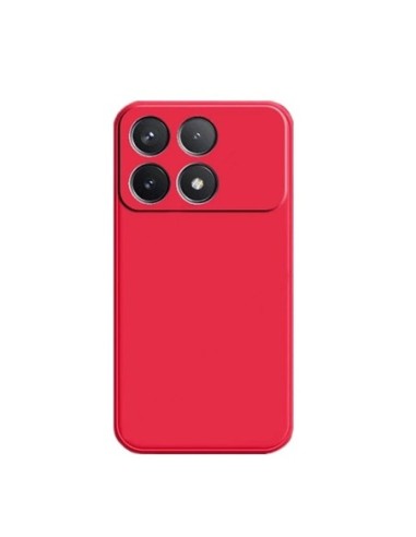 Capa Silicone Líquido Phonecare Compativel Com Xiaomi Poco F6 Pro - Vermelho