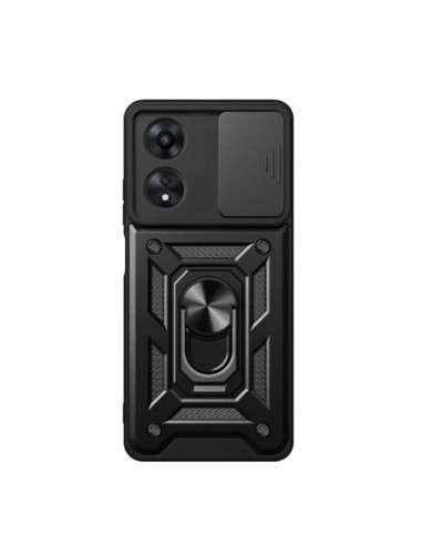 Capa Magnetic Military Defender Slide Window Anti-Impacto Phonecare Compativel Com Oppo A60 - Preto