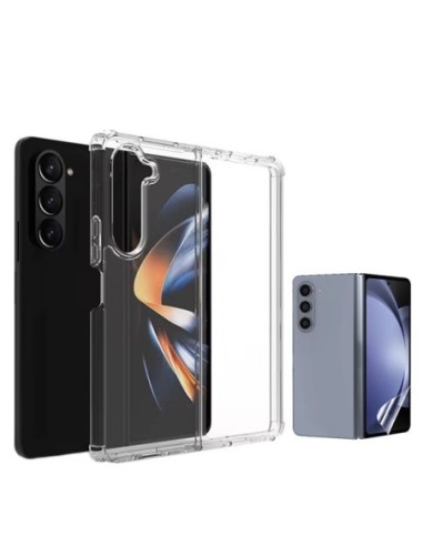 Kit Capa Superprotect Anti-Shock + Pelicula Hydrogel Frente Phonecare Compativel Com Samsung Galaxy Z Fold6 - Transparente