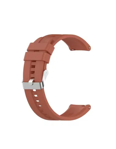 Bracelete Smoothsilicone com Fivela  Para Xiaomi Watch S4 Sport - Castanho