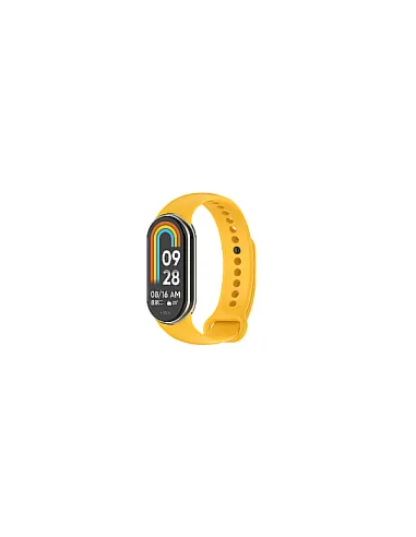 Bracelete Smoothsilicone  Para Xiaomi Smart Band 9 - Amarelo