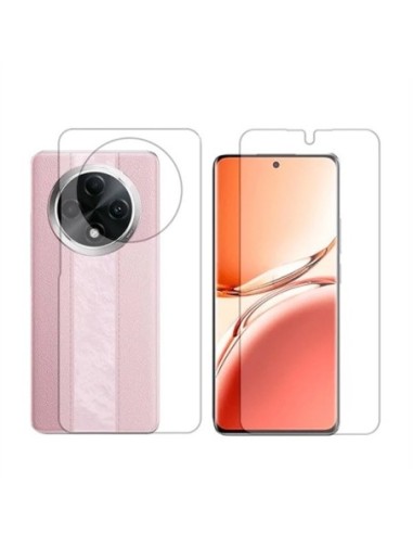 Kit Película Hydrogel Full Cover Frente e Verso Phonecare Compativel Com Oppo A3 - Transparente