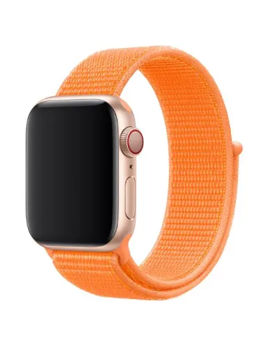 Bracelete Nylonsense  Para Apple Watch Series 10 - 42mm - Laranja