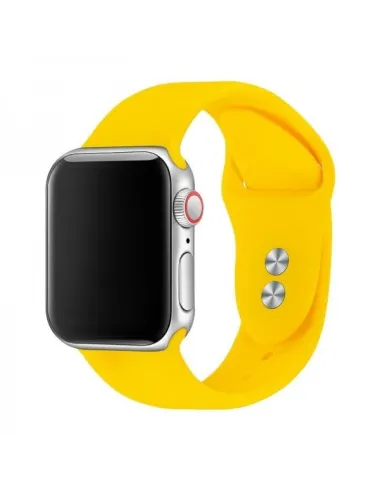 Bracelete Smoothsilicone  Para Apple Watch Series 10 - 42mm - Amarelo