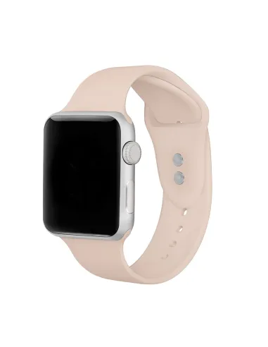 Bracelete Smoothsilicone  Para Apple Watch Series 10 - 42mm - Creme