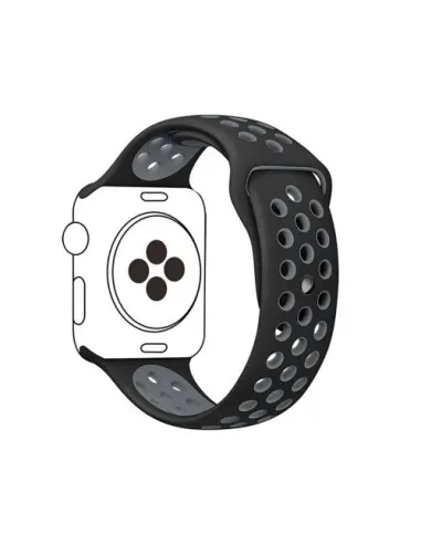 Bracelete Sportystyle  Para Apple Watch Series 10 - 42mm - Preto / Cinza