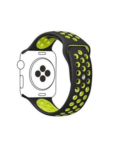 Bracelete Sportystyle  Para Apple Watch Series 10 - 42mm - Preto / Verde