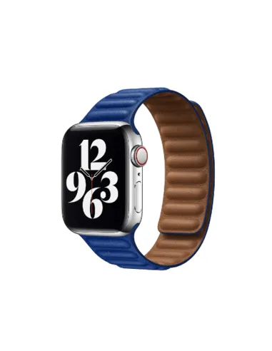 Bracelete Magnetic Smoothsilicone  Para Apple Watch Series 10 - 46mm - Azul