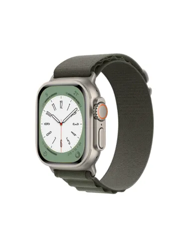 Bracelete Nylonsense Alpine L (Pulso de 165mm a 210mm)  Para Apple Watch Series 10 - 46mm - Verde