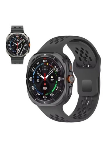 Kit Bracelete Sportystyle + Película de Hydrogel Phonecare Compativel Com Samsung Galaxy Watch Ultra LTE 47mm - Preto