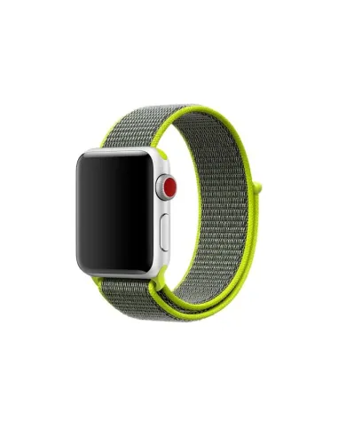 Bracelete Nylonsense  Para Apple Watch Series 10 - 46mm - Verde Florescente