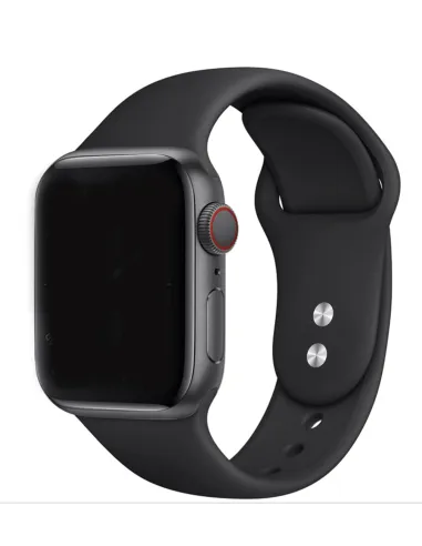 Bracelete Smoothsilicone  Para Apple Watch Series 10 - 46mm - Preto