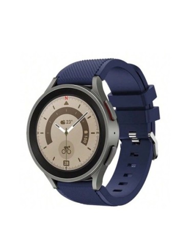 Bracelete Smoothsilicone Com Fivela Phonecare Compativel Com Amazfit GTR Mini 43mm - Azul Escuro