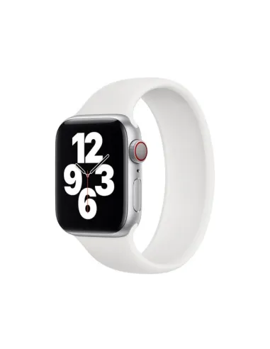 Bracelete Solo Siliconsense  Para Apple Watch Series 10 - 46mm (Pulso:177-190mm) - Branco