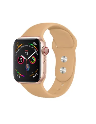 Bracelete Smoothsilicone  Para Apple Watch Ultra 2 (2024)  - Cor de Pele